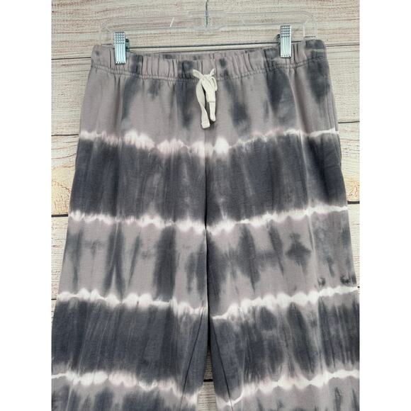 Lucky Brand Tie Dye Jogger Sweatpants Womens Small Gray White Chill at Home - Picture 3 of 12